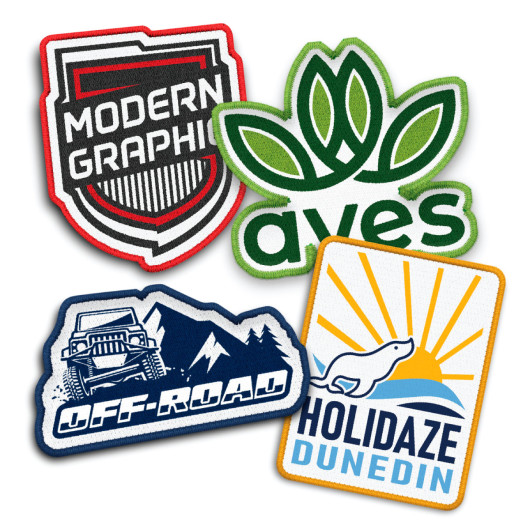 Full Colour Custom Woven Patches Main